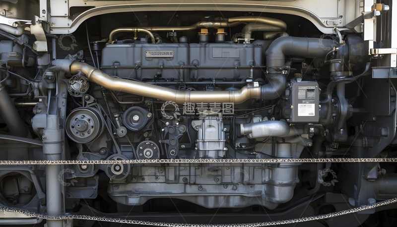 高清大图下载【趣麦麦图】汽车发动机内部构造细节展示