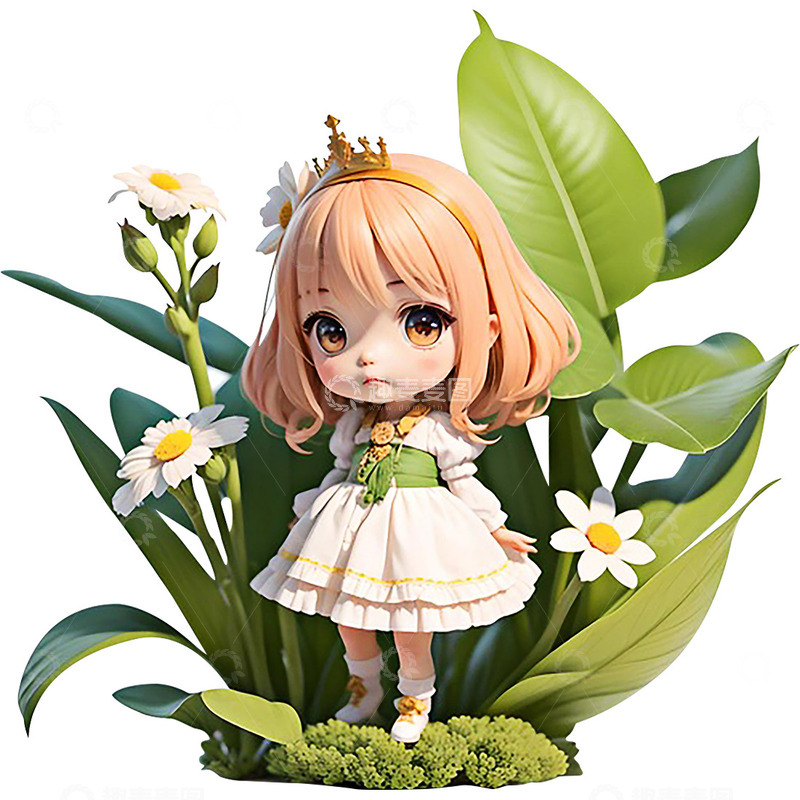 高清大图下载【趣麦麦图】小女孩AI素材7