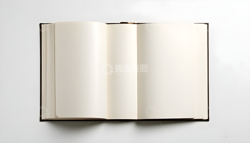 高清大图下载【趣麦麦图】空白翻开书本素材图