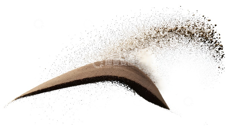 高清大图下载【趣麦麦图】粉末飞溅动感轨迹抽象视觉图