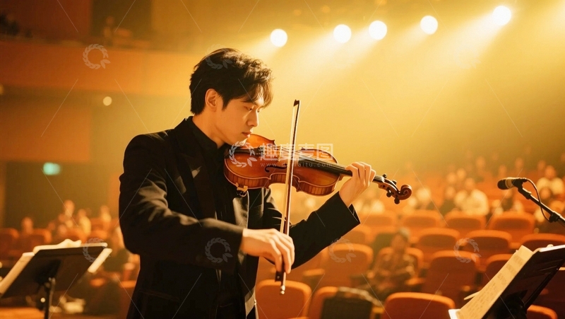 高清大图下载【趣麦麦图】音乐演奏人物02