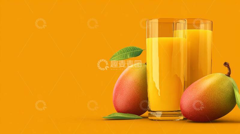 高清大图下载【趣麦麦图】芒果汁  甜润  甘甜 