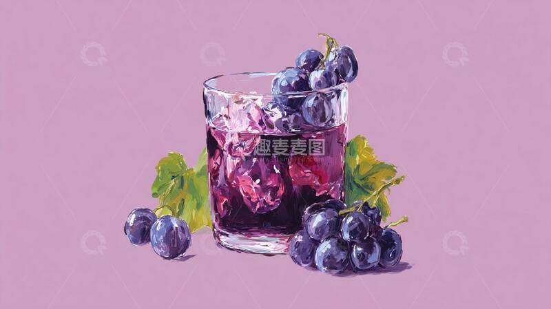 高清大图下载【趣麦麦图】葡萄汁  果香  鲜香  