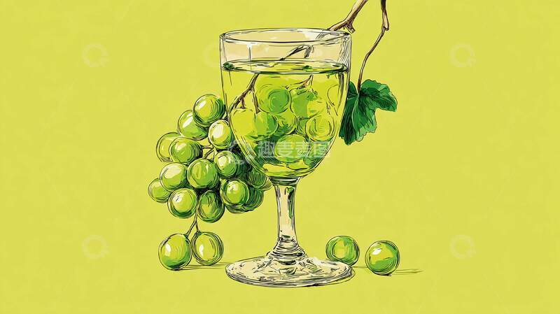 高清大图下载【趣麦麦图】葡萄汁  清爽  冰爽   
