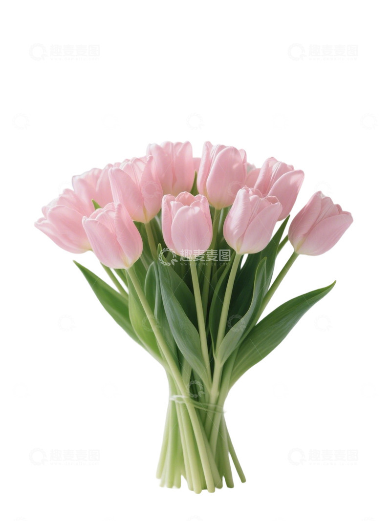 高清大图下载【趣麦麦图】郁金香花束写实主题92q