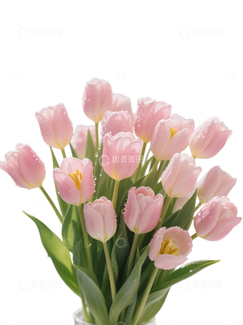 高清大图下载【趣麦麦图】郁金香花束写实主题96q