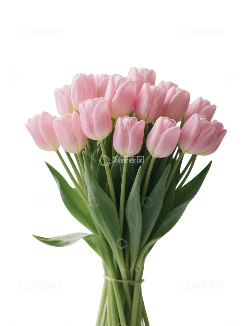 高清大图下载【趣麦麦图】郁金香花束写实主题88q