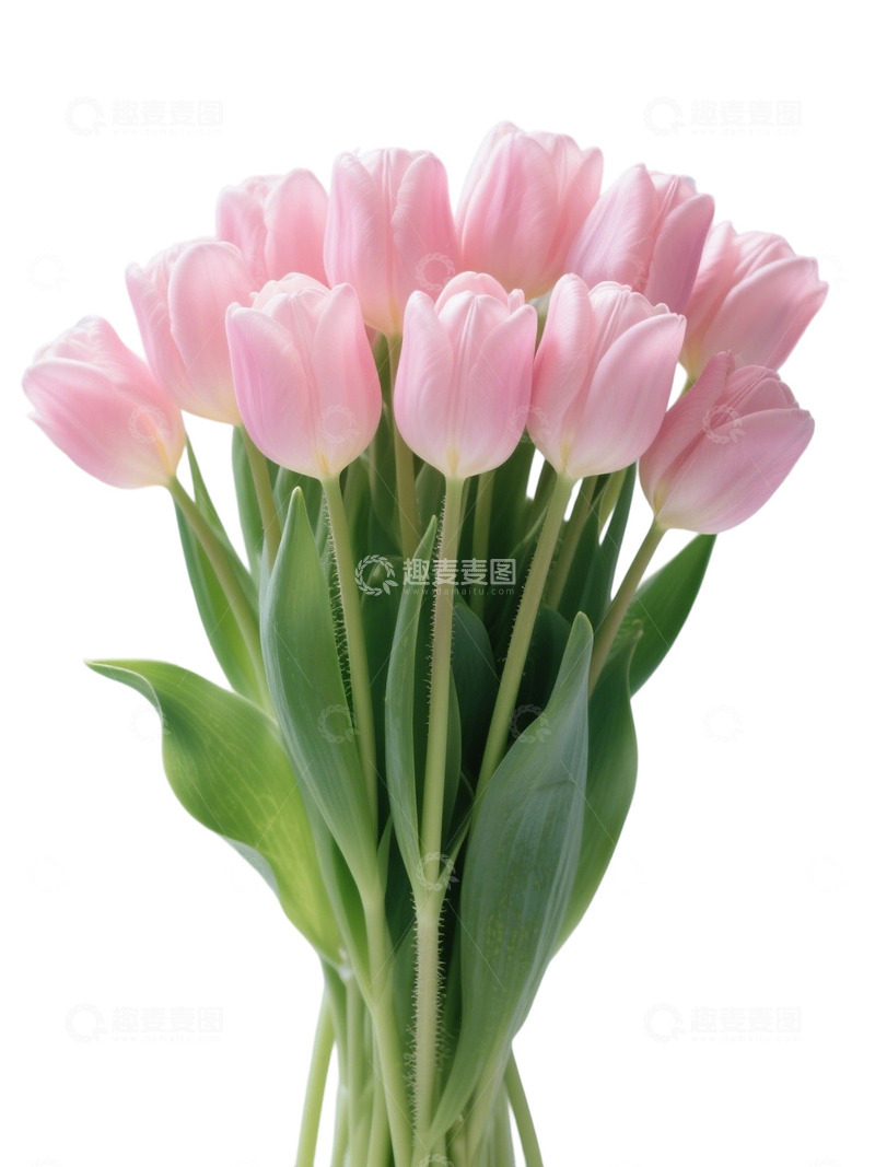 高清大图下载【趣麦麦图】郁金香花束写实主题81q