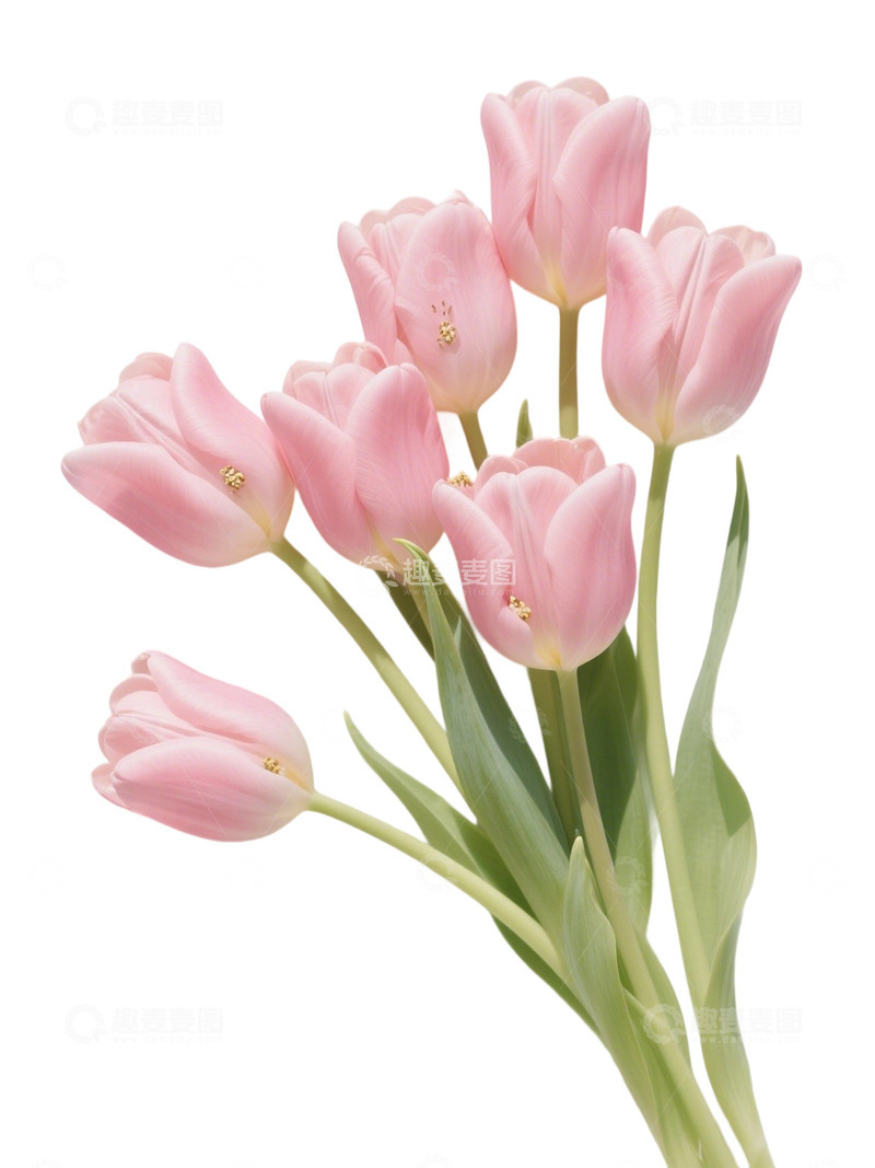 高清大图下载【趣麦麦图】郁金香花束写实主题99r