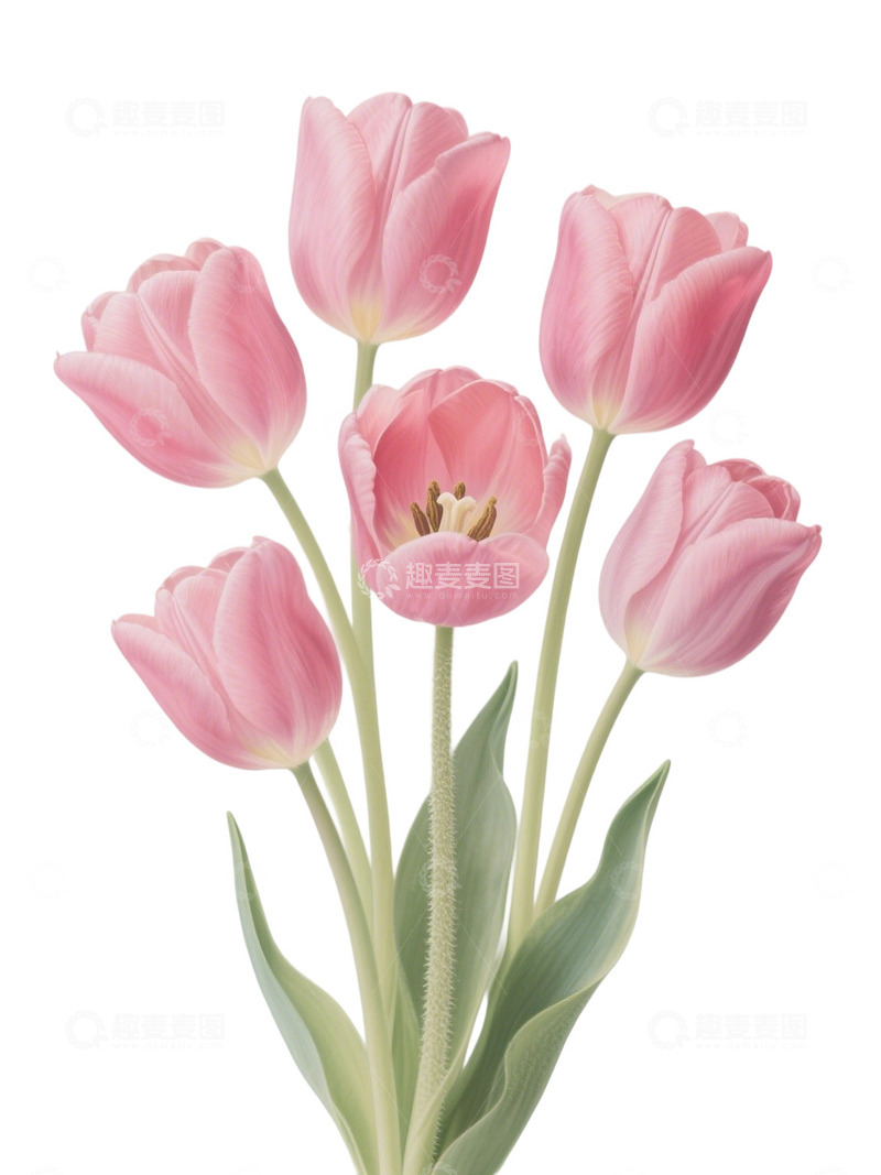 高清大图下载【趣麦麦图】郁金香花束写实主题96r