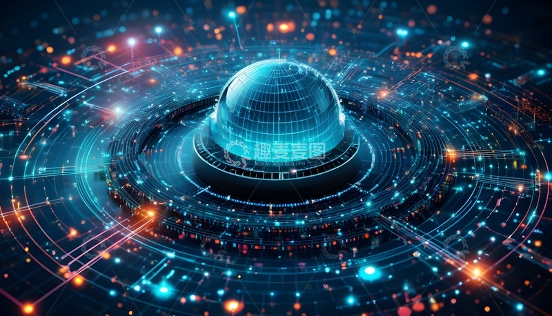 高清大图下载【趣麦麦图】数字未来 全球互联科技核心