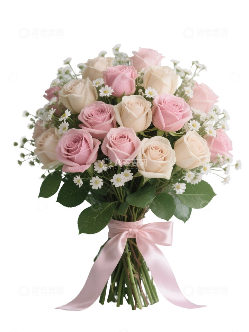 高清大图下载【趣麦麦图】玫瑰花花束写实主题32