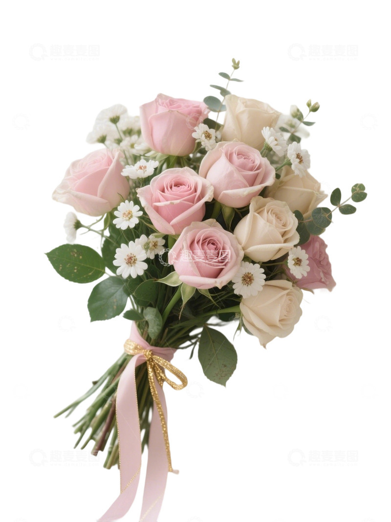 高清大图下载【趣麦麦图】玫瑰花花束写实主题48