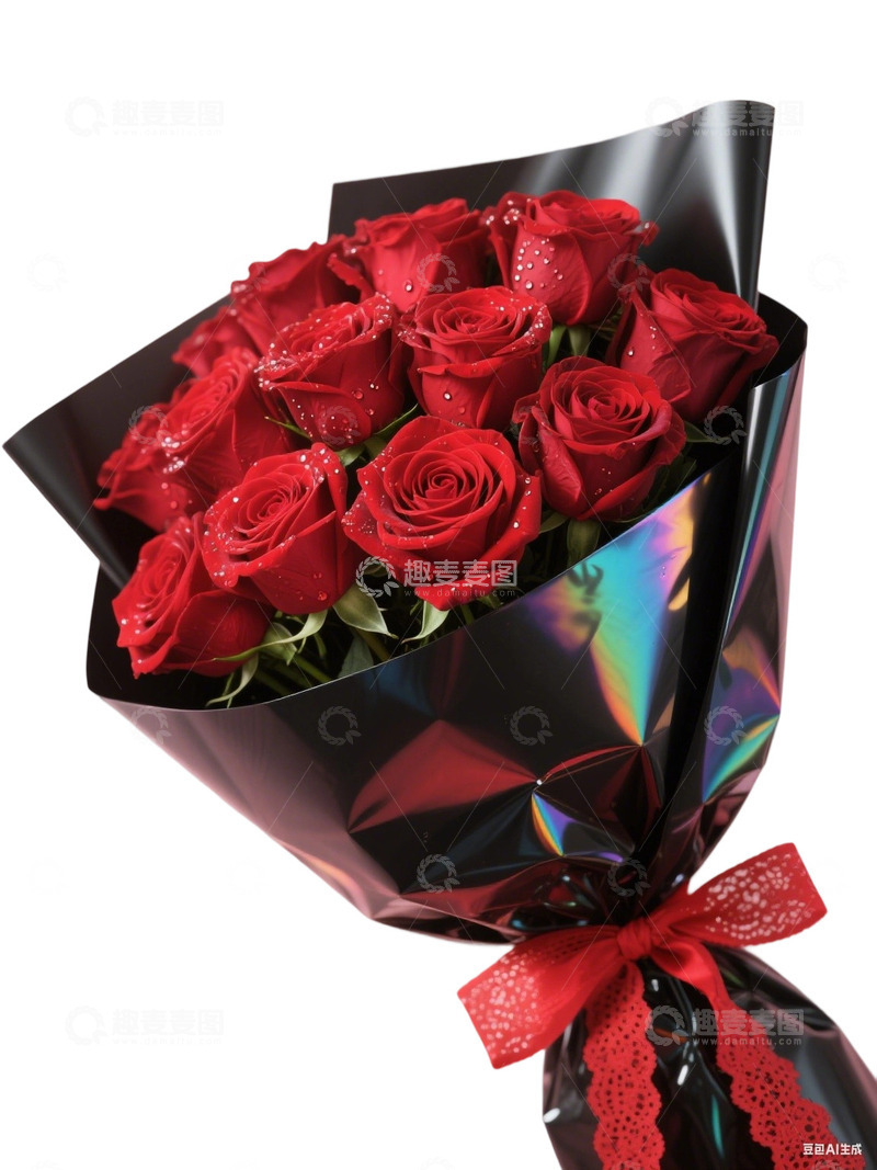 高清大图下载【趣麦麦图】玫瑰花花束写实主题51