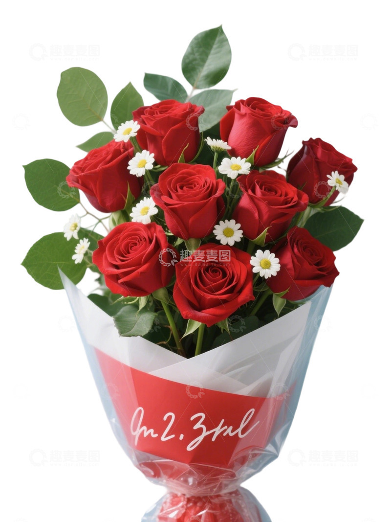高清大图下载【趣麦麦图】玫瑰花花束写实主题93q