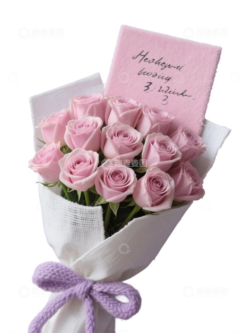 玫瑰花花束写实主题92qw