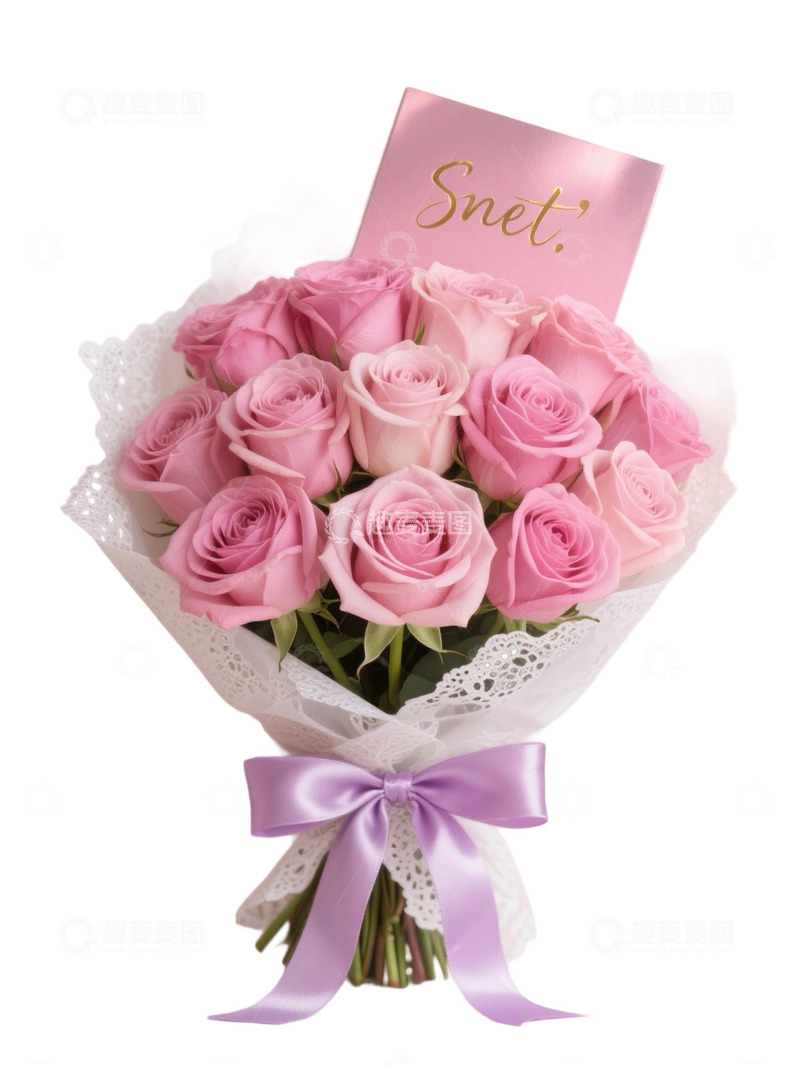 高清大图下载【趣麦麦图】玫瑰花花束写实主题r123456789