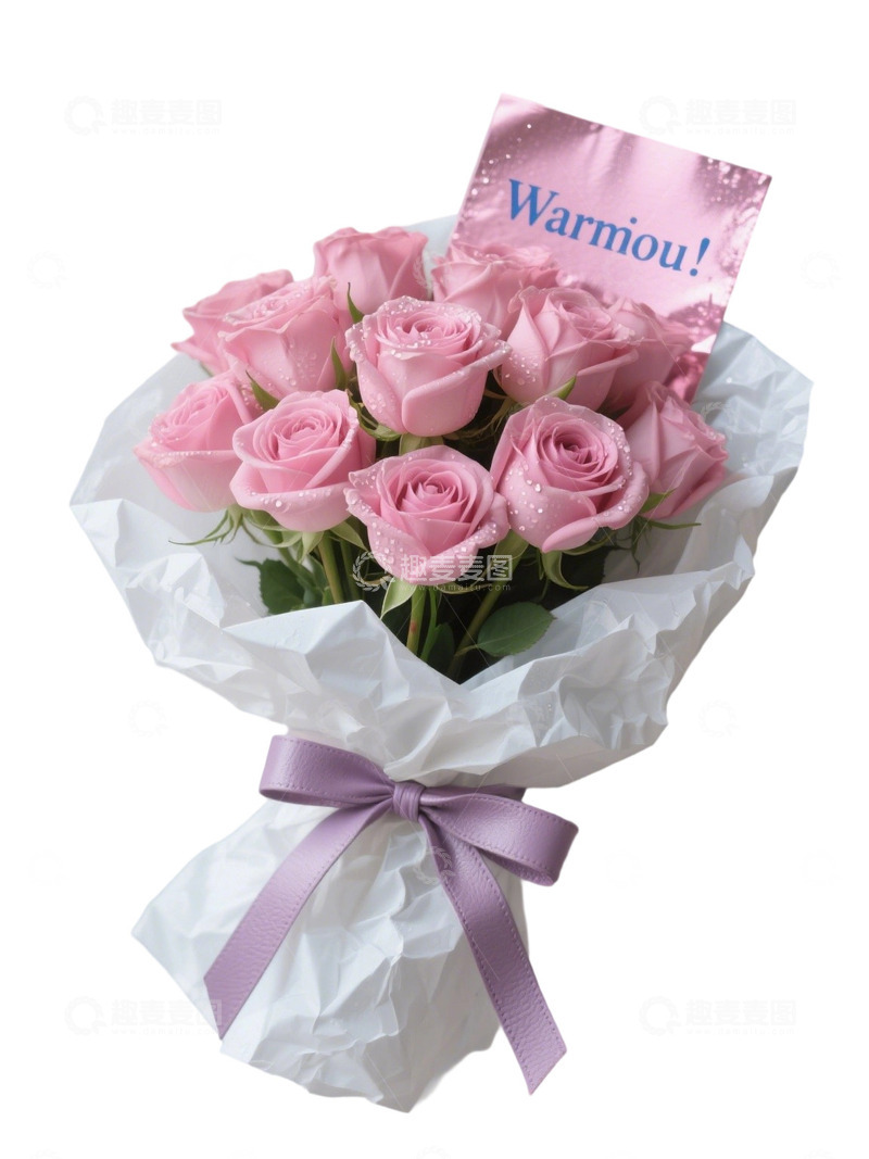 玫瑰花花束写实主题r12