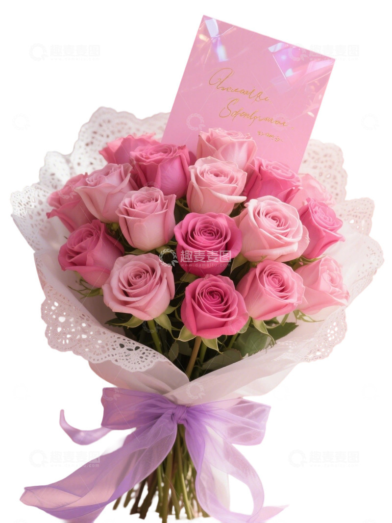 高清大图下载【趣麦麦图】玫瑰花花束写实主题r12345