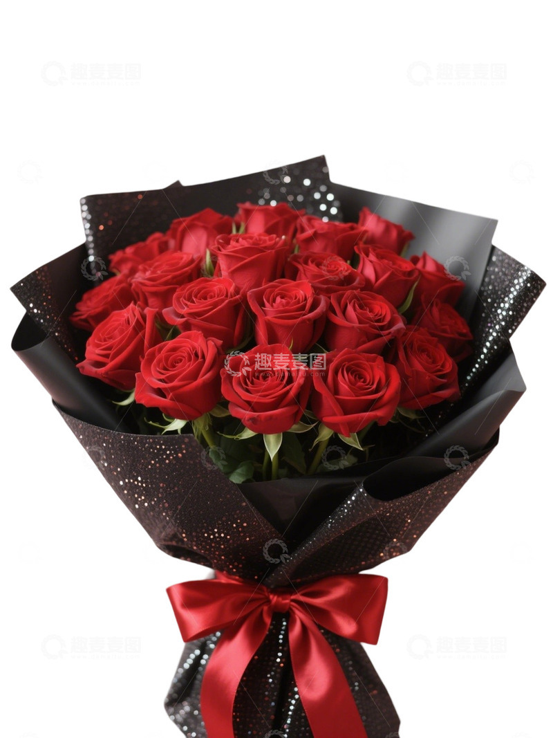 高清大图下载【趣麦麦图】玫瑰花花束写实主题62