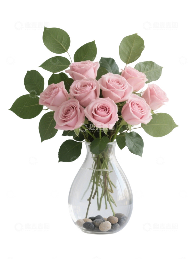 玫瑰花花束写实主题e12