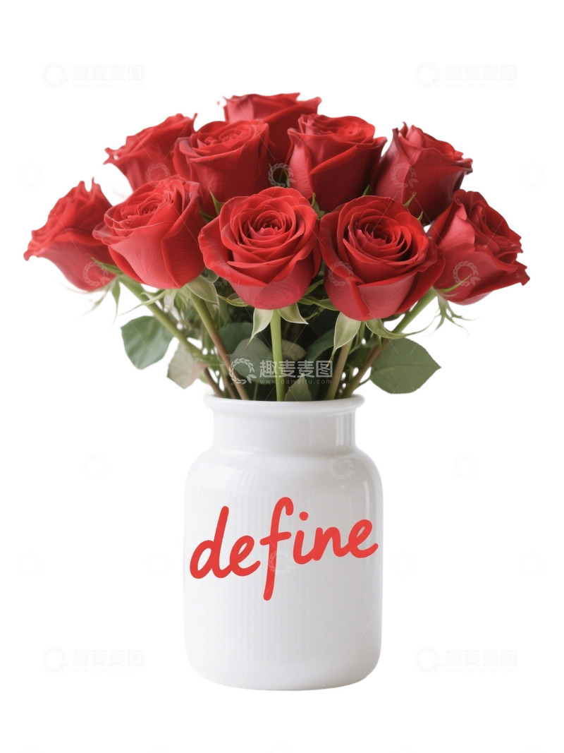 玫瑰花花束写实主题p