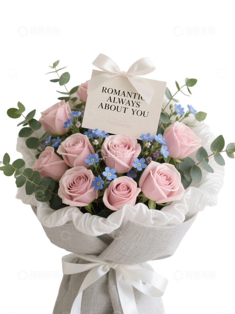 玫瑰花花束写实主题s123456789