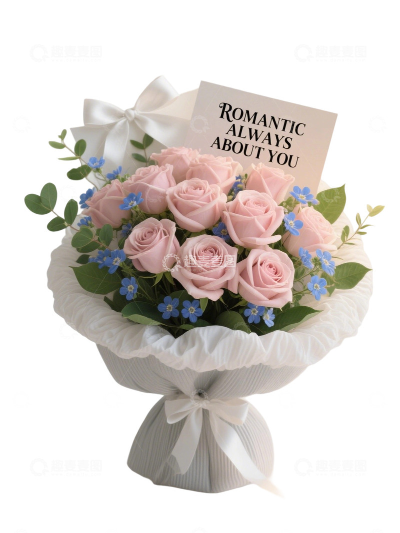 玫瑰花花束写实主题s1234