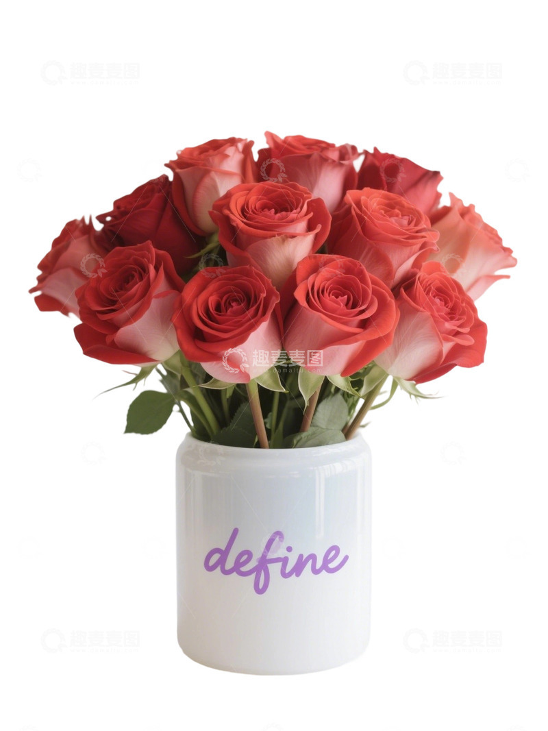 高清大图下载【趣麦麦图】玫瑰花花束写实主题p1