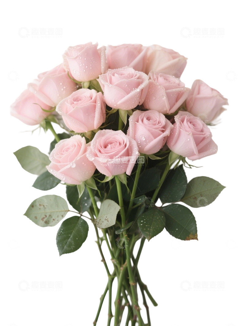玫瑰花花束写实主题o