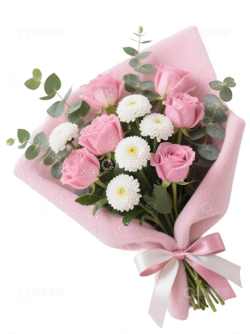 玫瑰花花束写实主题u12345678