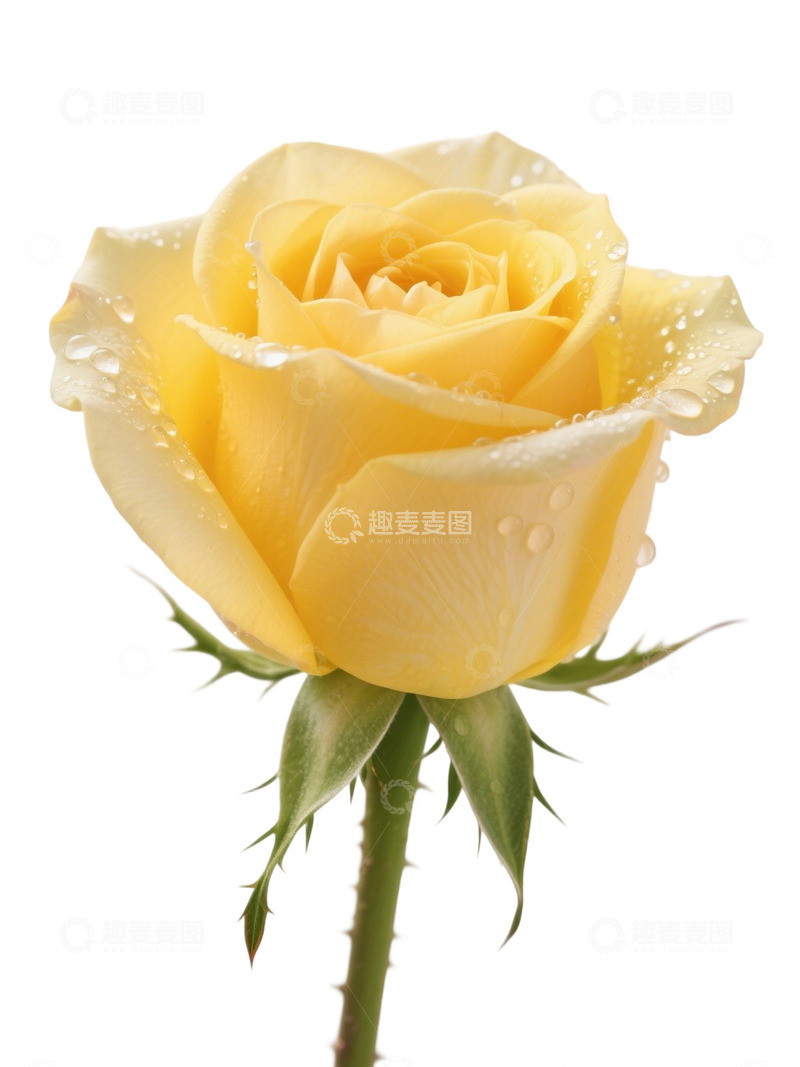 高清大图下载【趣麦麦图】黄色玫瑰花写实主题7aa
