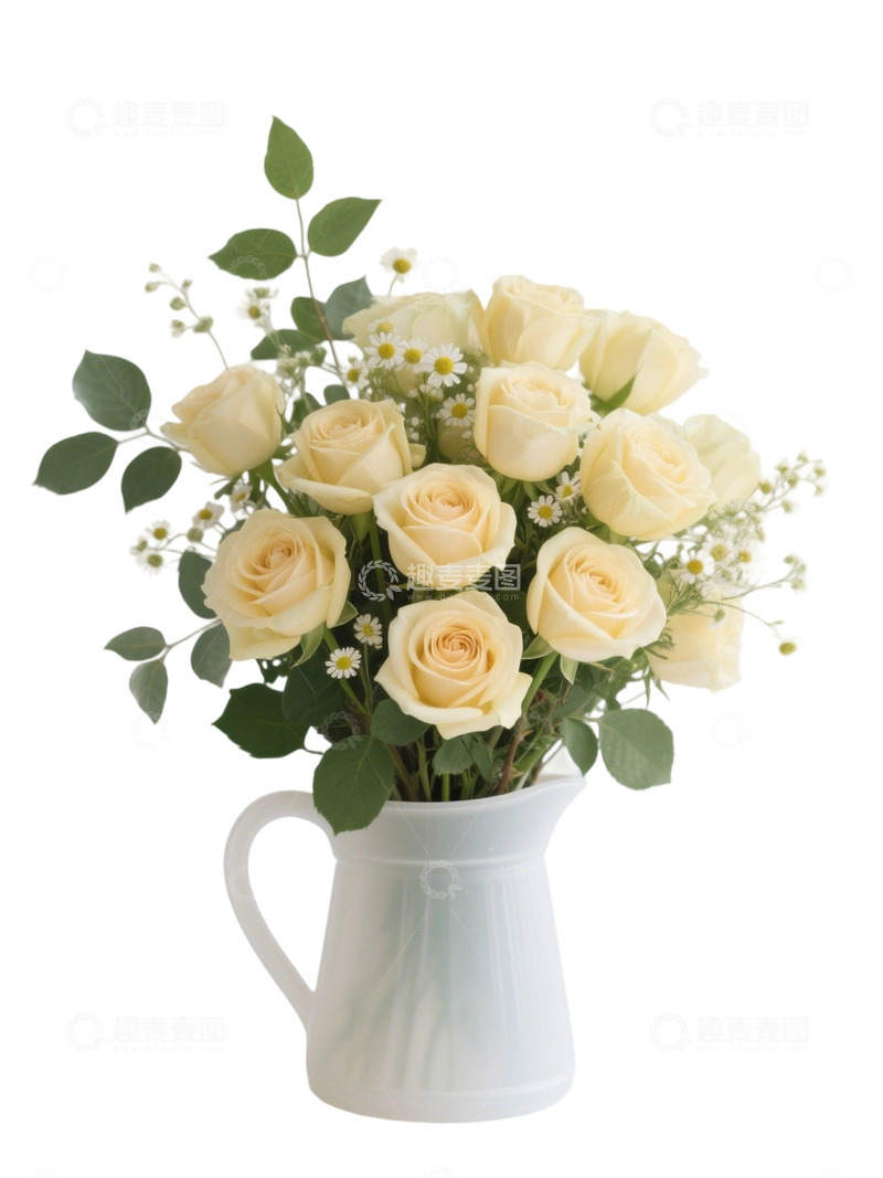 高清大图下载【趣麦麦图】玫瑰花花束写实主题d12