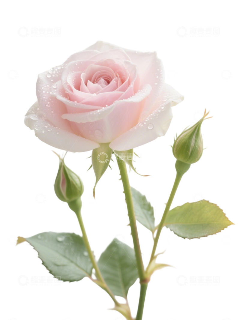 高清大图下载【趣麦麦图】粉红色玫瑰花写实主题18