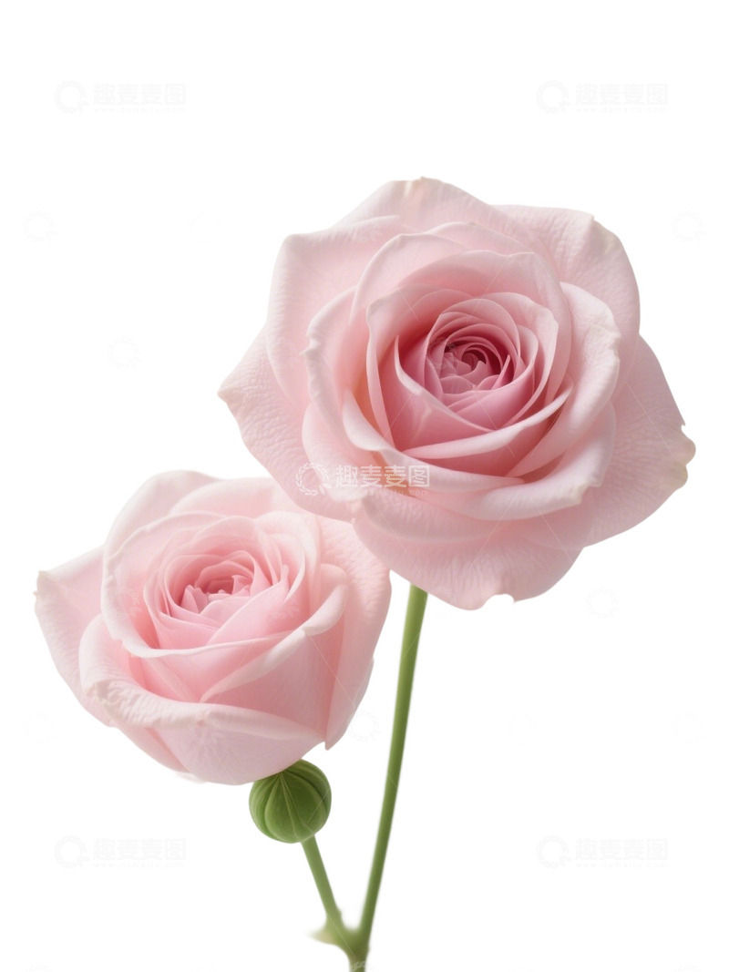 高清大图下载【趣麦麦图】粉红色玫瑰花写实主题25