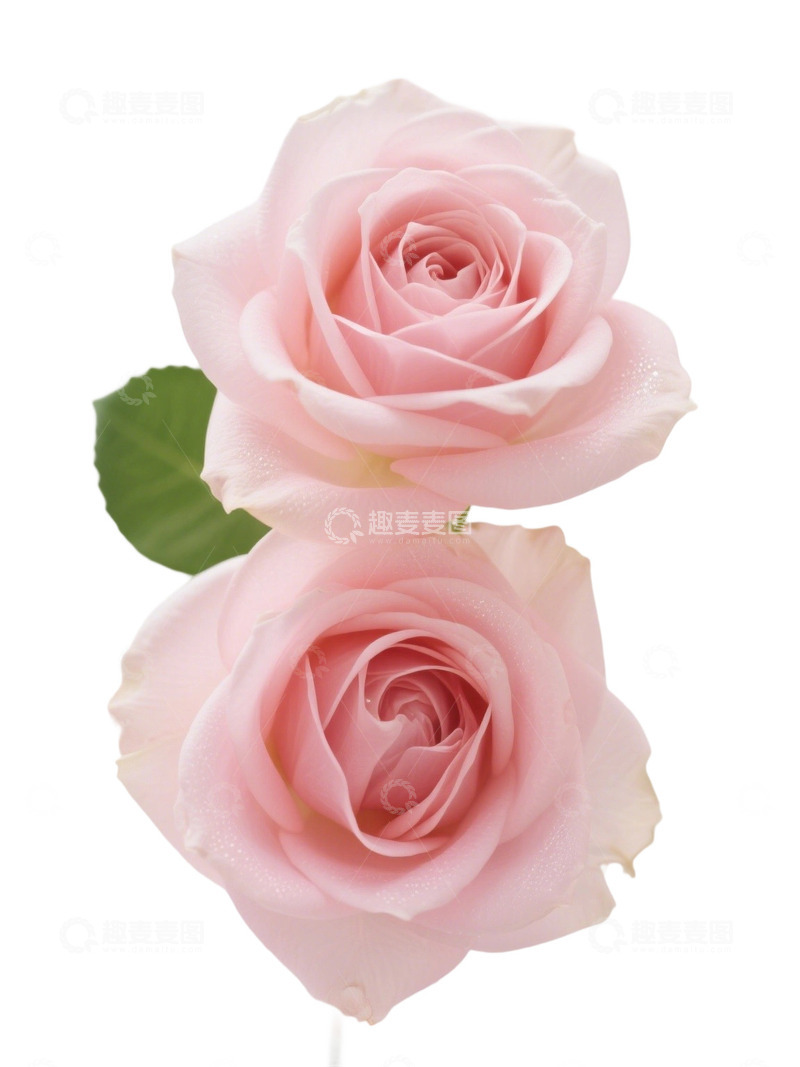 高清大图下载【趣麦麦图】粉红色玫瑰花写实主题23