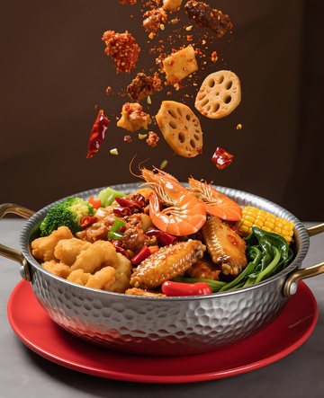 麻辣香锅美食