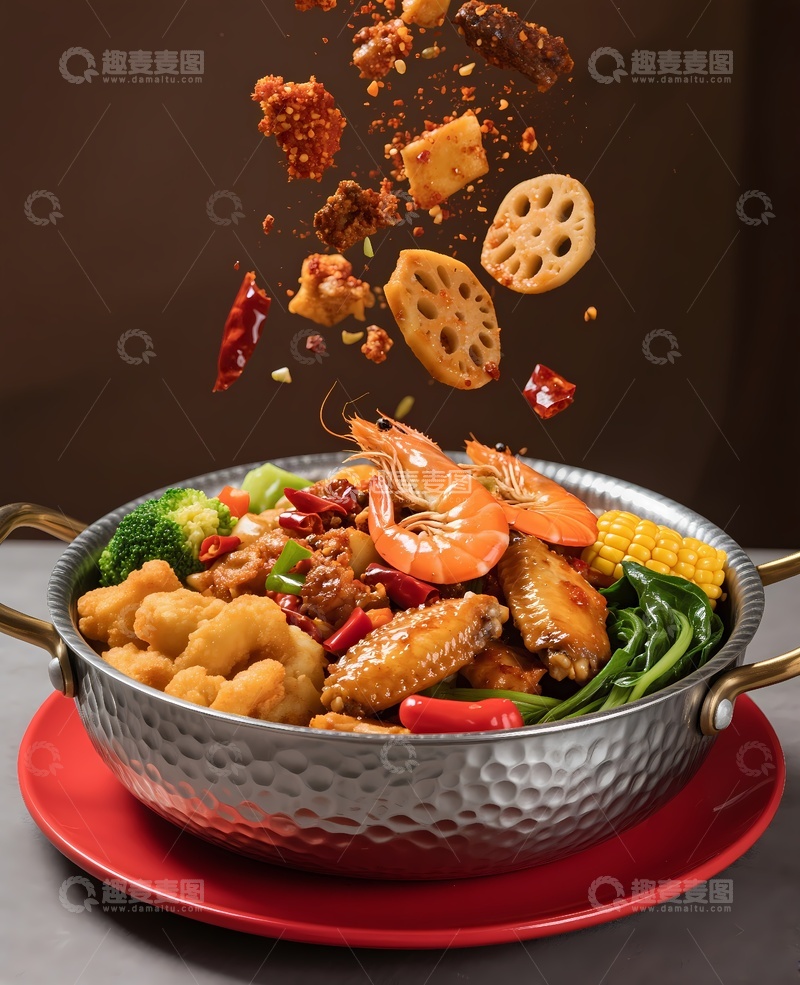 高清大图下载【趣麦麦图】麻辣香锅美食