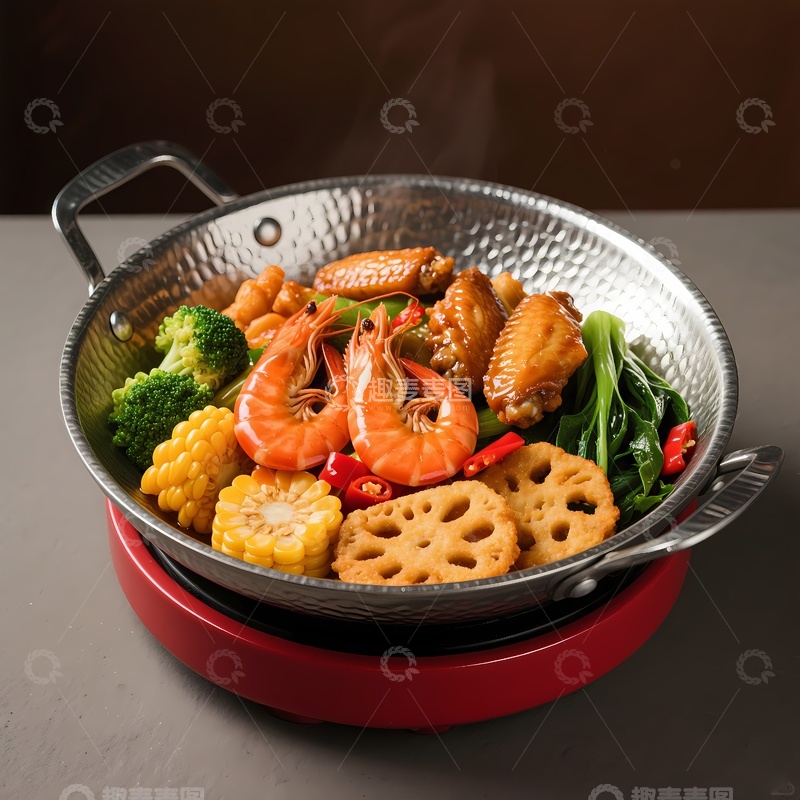 高清大图下载【趣麦麦图】一锅麻辣香锅