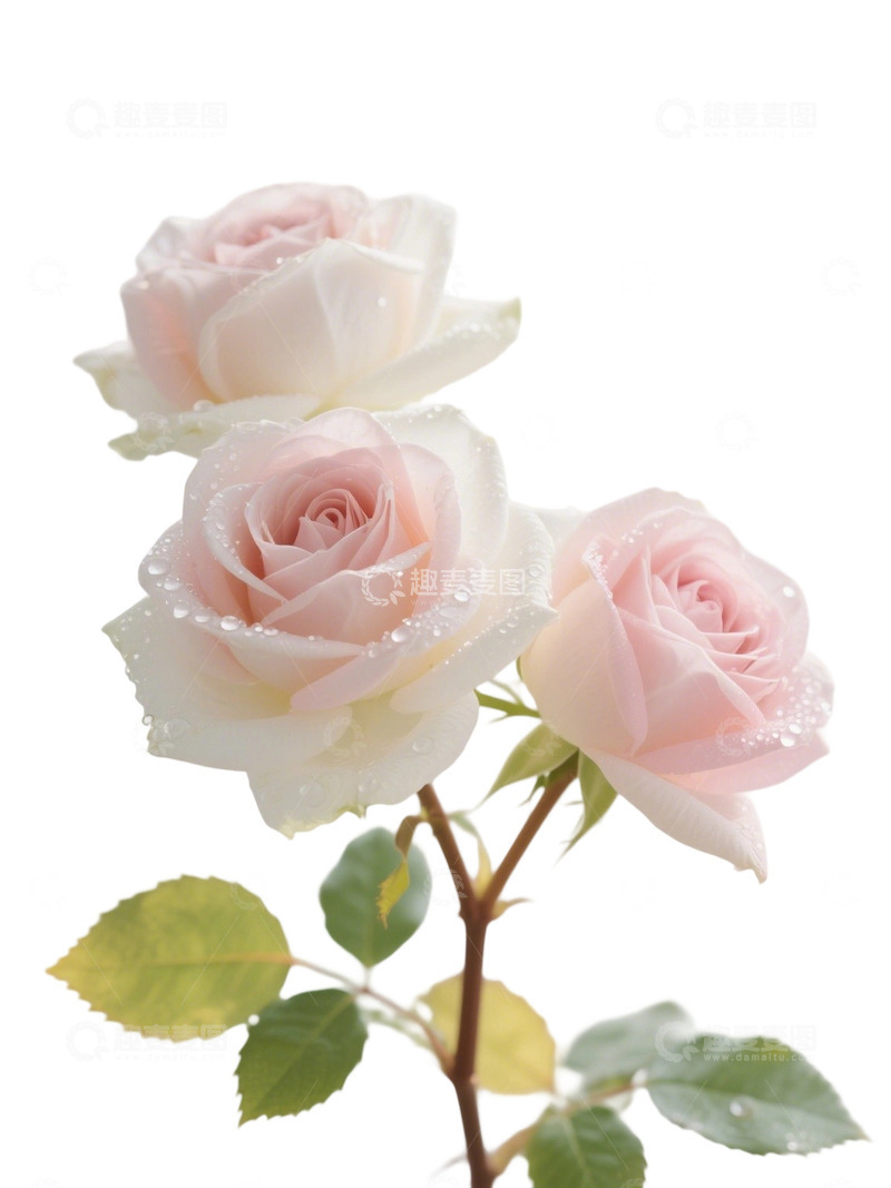 高清大图下载【趣麦麦图】粉红色的玫瑰花写实主题17