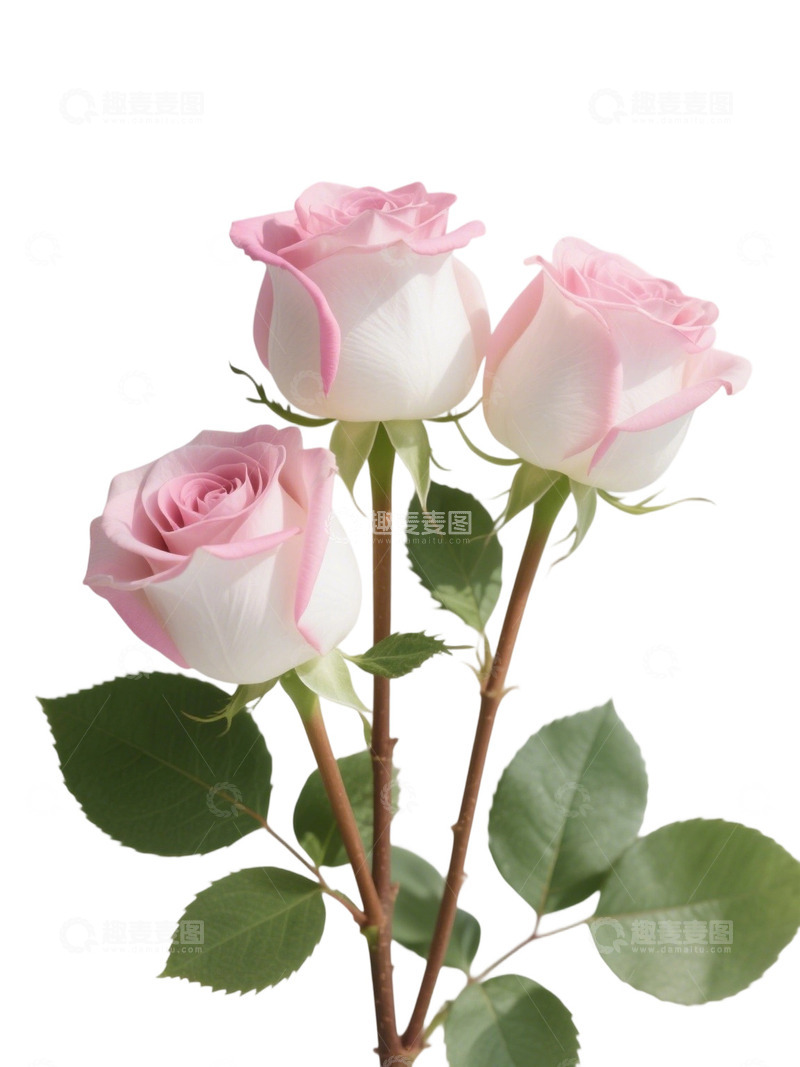高清大图下载【趣麦麦图】粉红色的玫瑰花写实主题23
