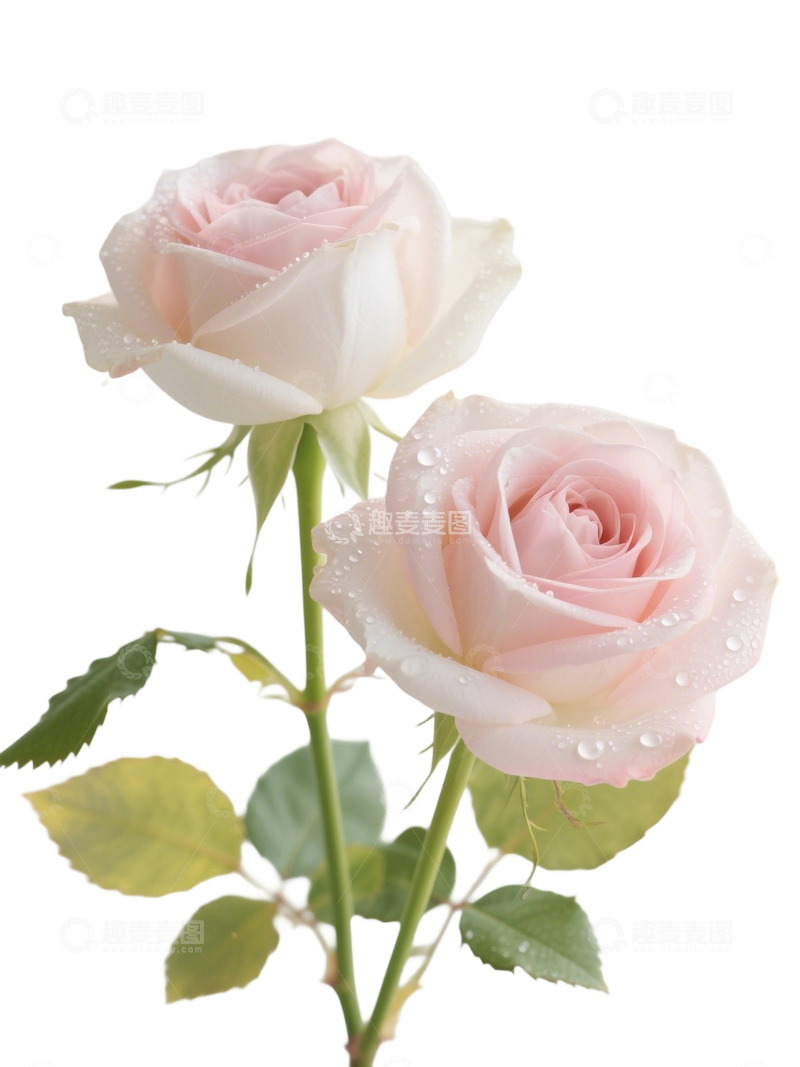 高清大图下载【趣麦麦图】粉红色的玫瑰花写实主题60