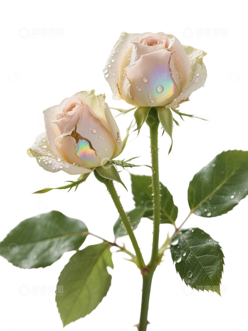 高清大图下载【趣麦麦图】粉红色的玫瑰花写实主题52