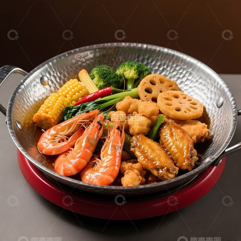 高清大图下载【趣麦麦图】美味麻辣香锅