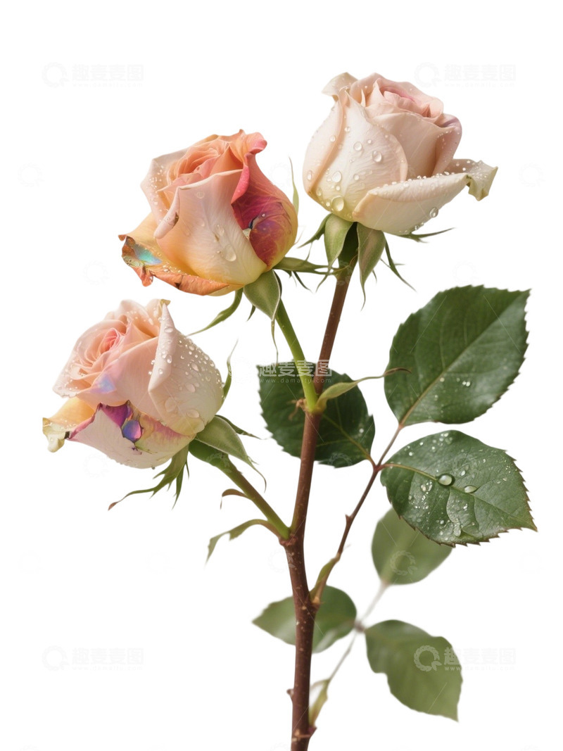 高清大图下载【趣麦麦图】粉红色的玫瑰花写实主题24