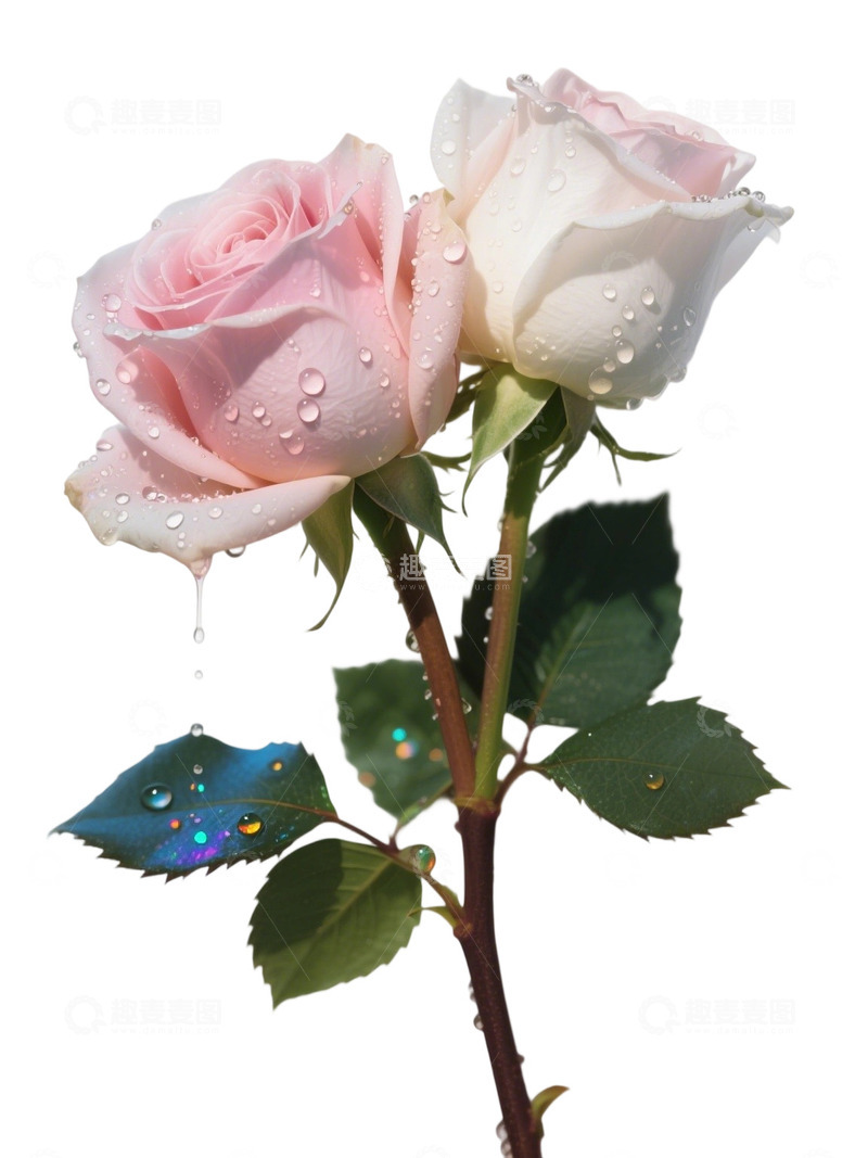高清大图下载【趣麦麦图】粉红色的玫瑰花写实主题86