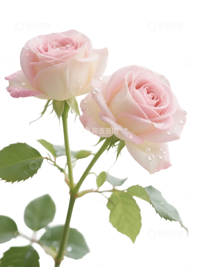 高清大图下载【趣麦麦图】粉红色的玫瑰花写实主题112
