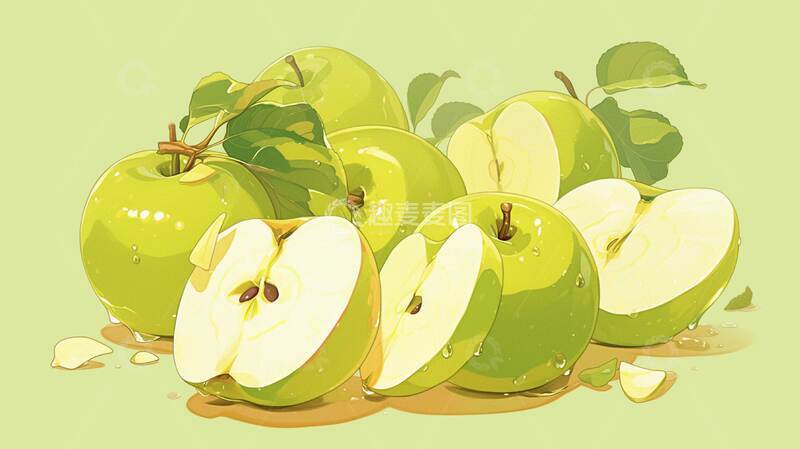 青苹果  清爽   鲜香  