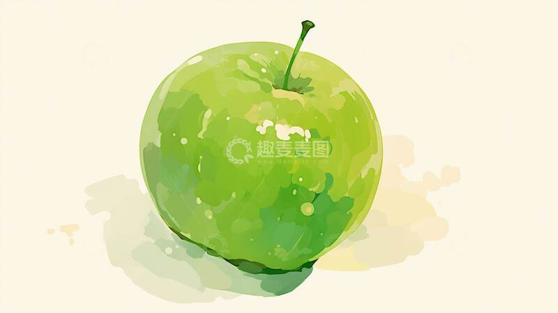 高清大图下载【趣麦麦图】青苹果  脆爽  脆嫩