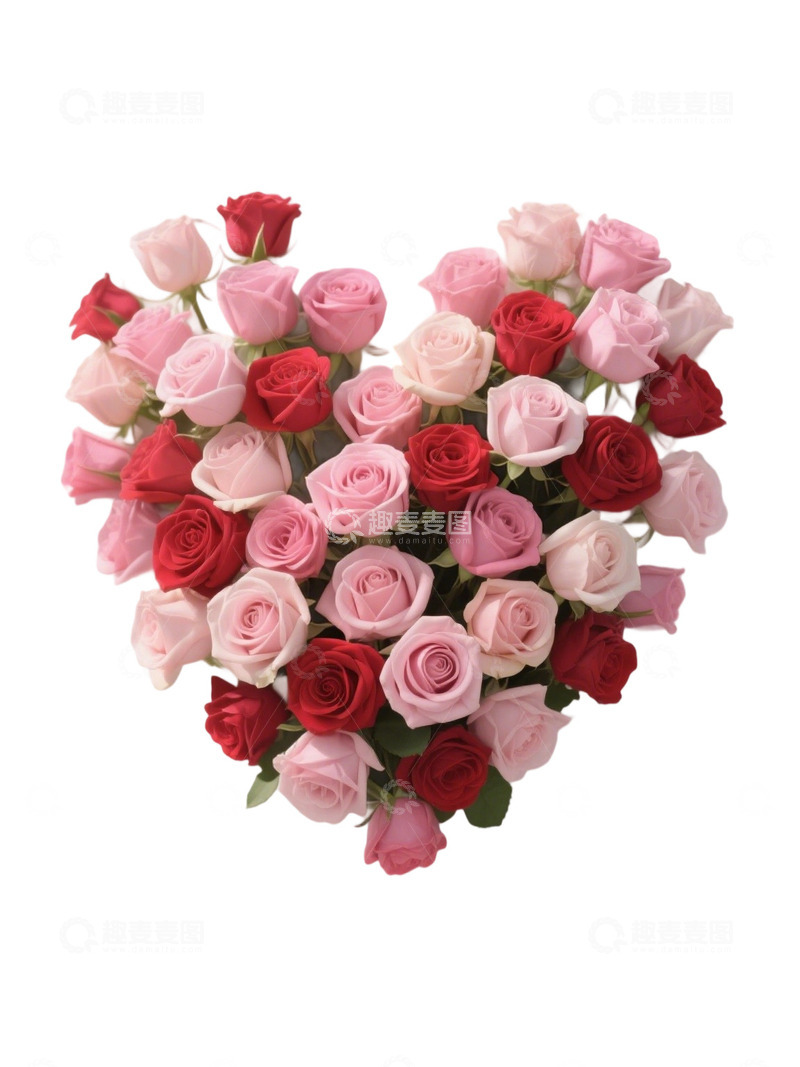 高清大图下载【趣麦麦图】爱心玫瑰花写实主题8